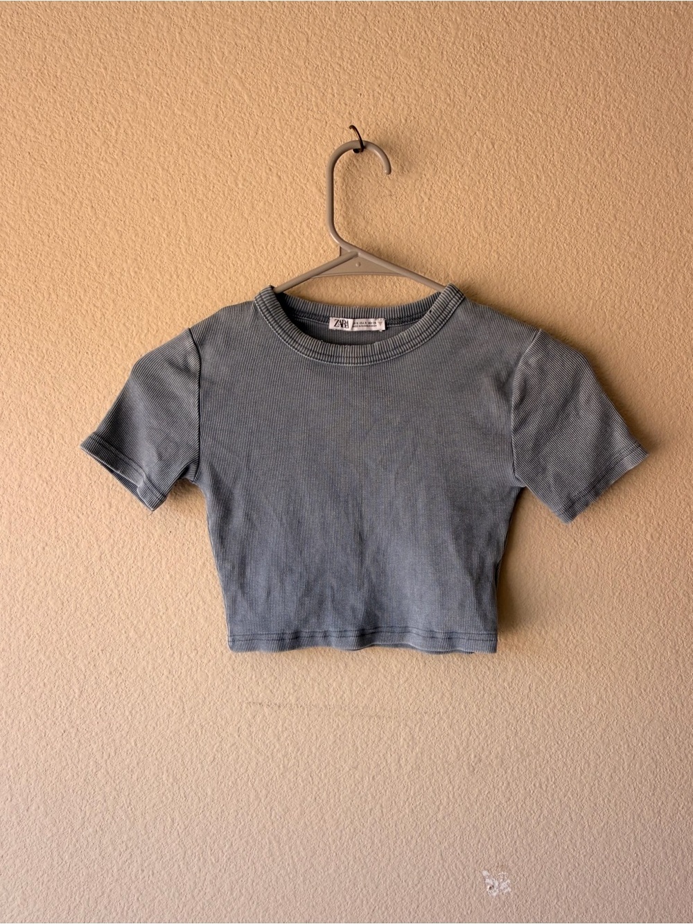 Zara Short Sleeve Cropped Tee